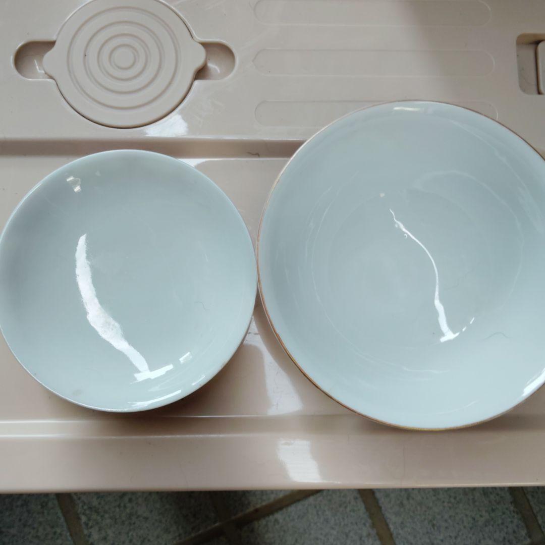 九谷焼　赤絵の飯椀　2客