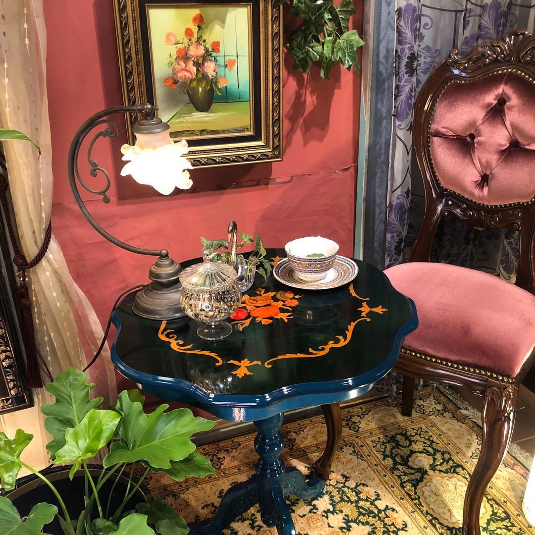 Sale ヴィンテージ イタリアン象嵌　コンパクト　サイドテーブル