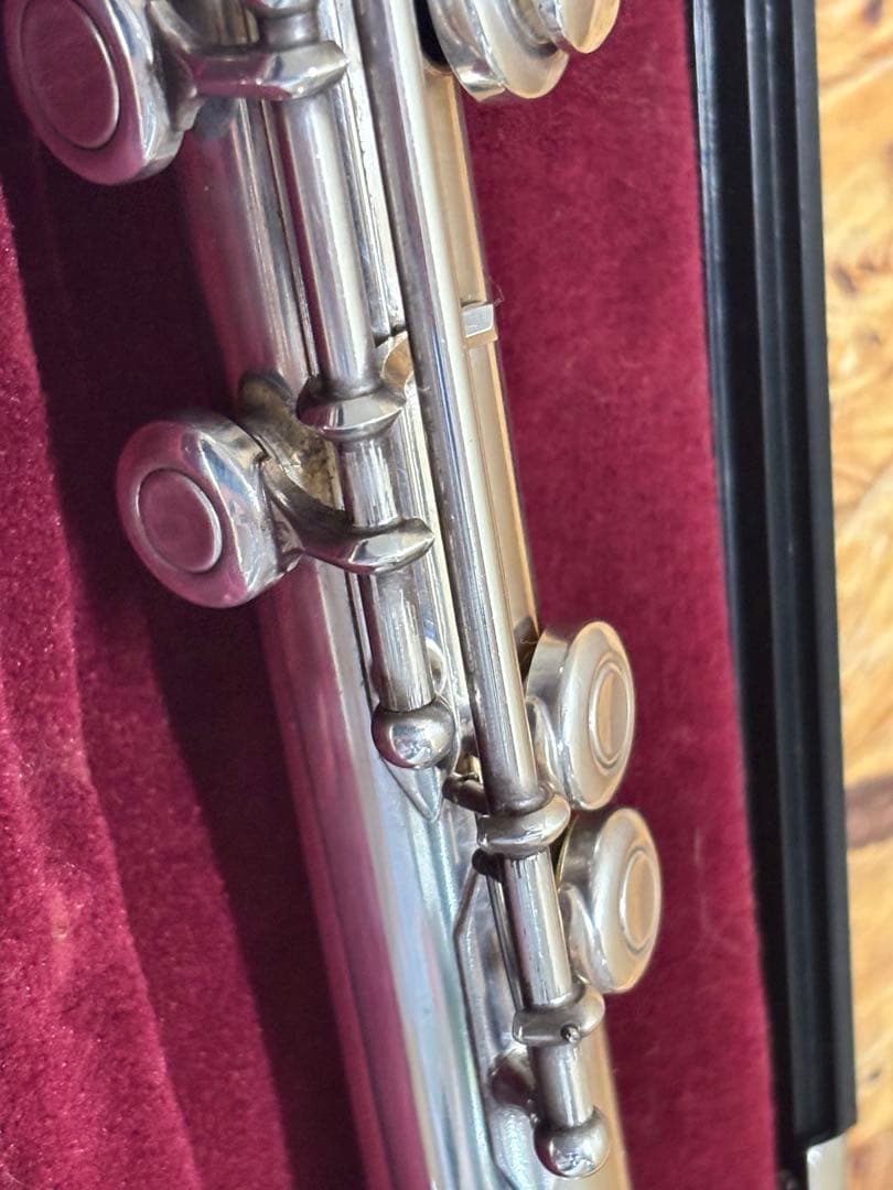 YAMAHA フルート 211SII ハードケース 革ケース付き