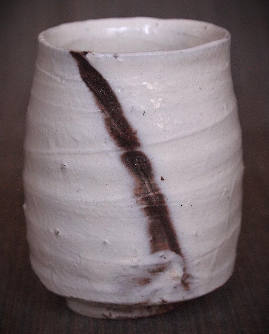 人気作家★人気作家★辻村塊【師＆父：辻村史朗】★粉引湯のみAA