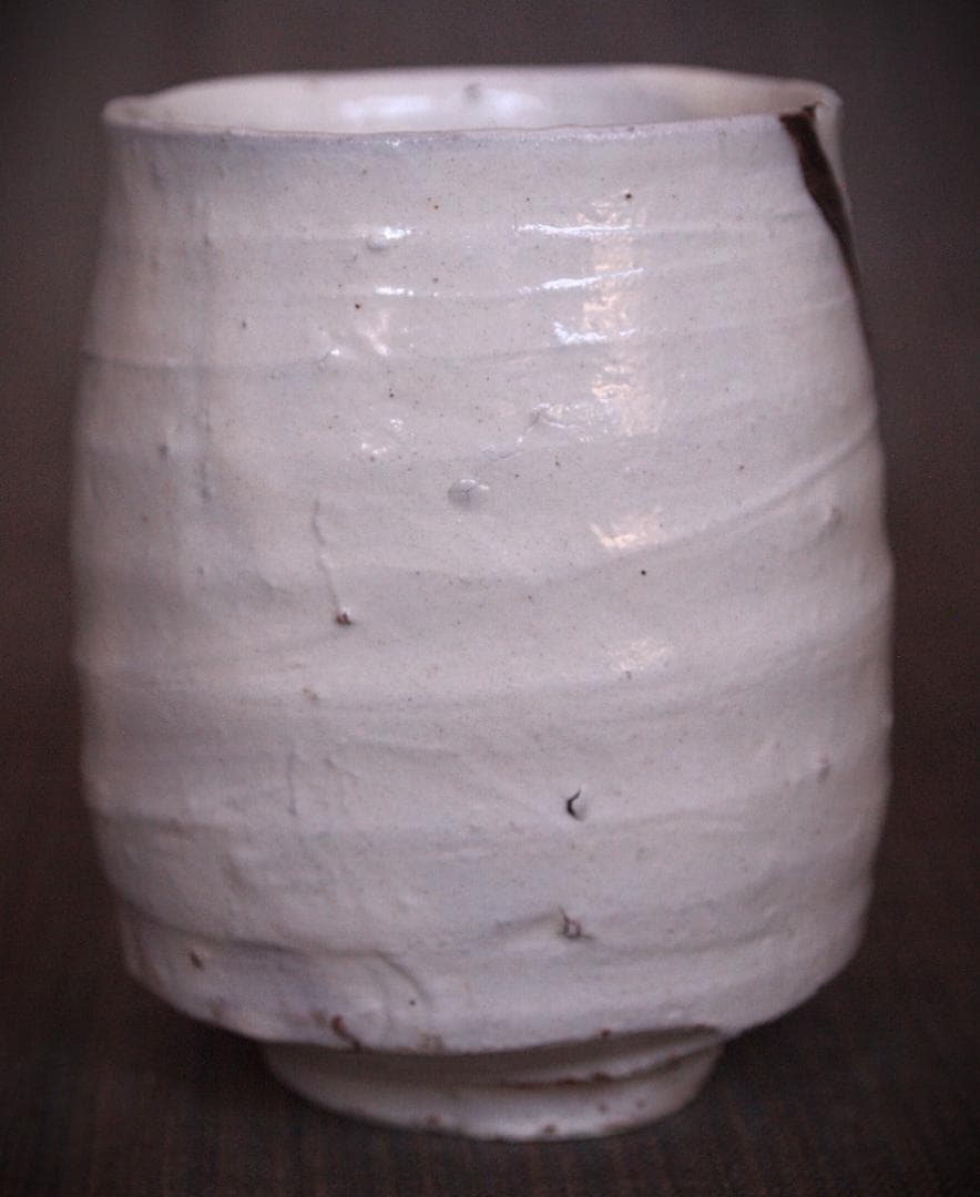 人気作家★人気作家★辻村塊【師＆父：辻村史朗】★粉引湯のみAA