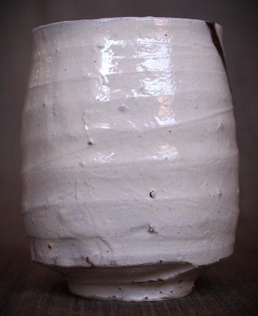 人気作家★人気作家★辻村塊【師＆父：辻村史朗】★粉引湯のみAA