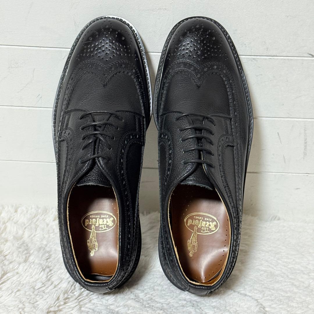 未使用✨ケンフォード　ドレスシューズ　クラシック　ウィングチップ　26.5 黒