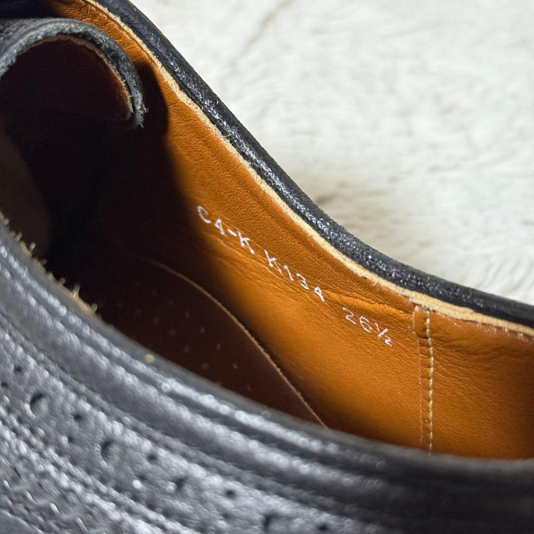 未使用✨ケンフォード　ドレスシューズ　クラシック　ウィングチップ　26.5 黒