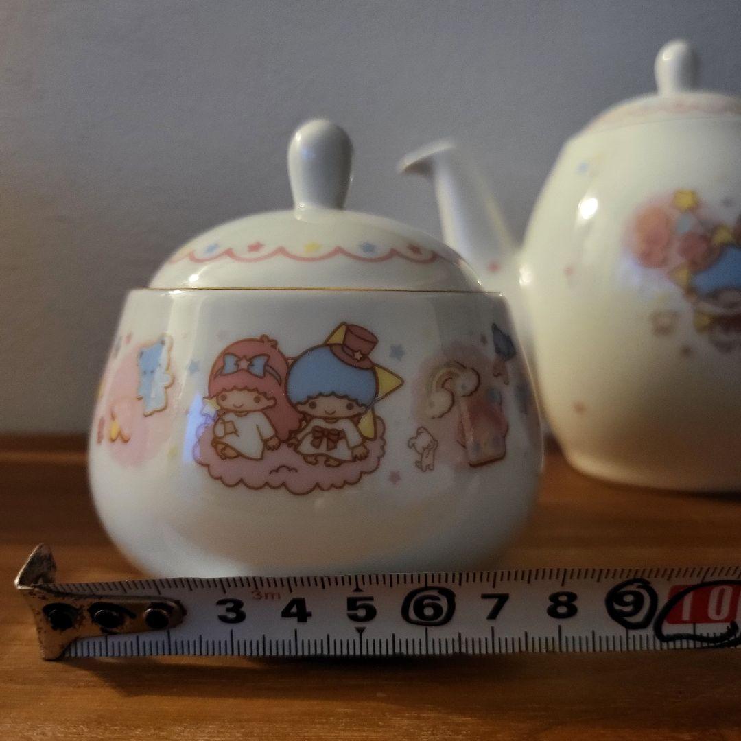 リトルツインスターズ ティーポットとシュガーポットセット