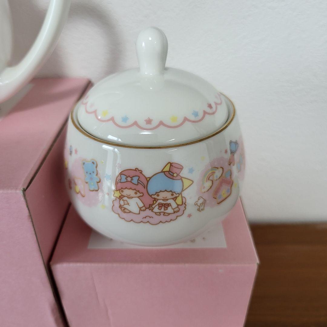 リトルツインスターズ ティーポットとシュガーポットセット