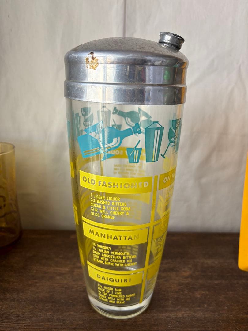アメリカン雑貨 ビンテージ カクテルシェイカー
