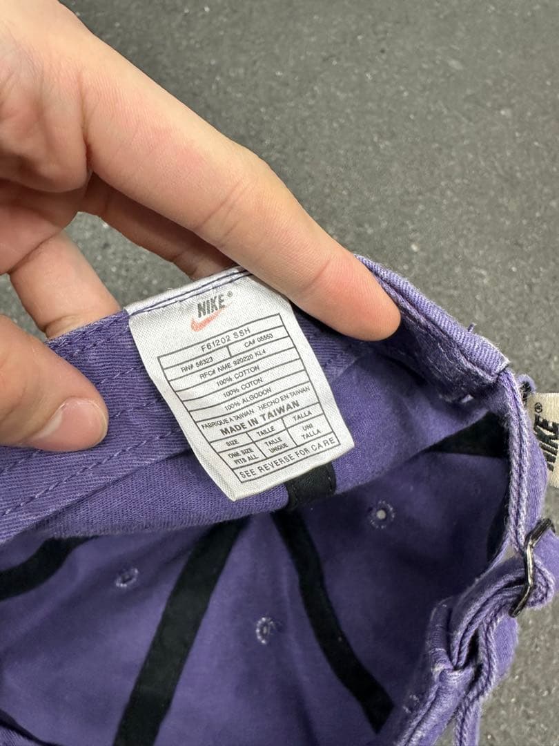 90s 希少 nike acg cap 紫 キャップ 鬼フェード パープル