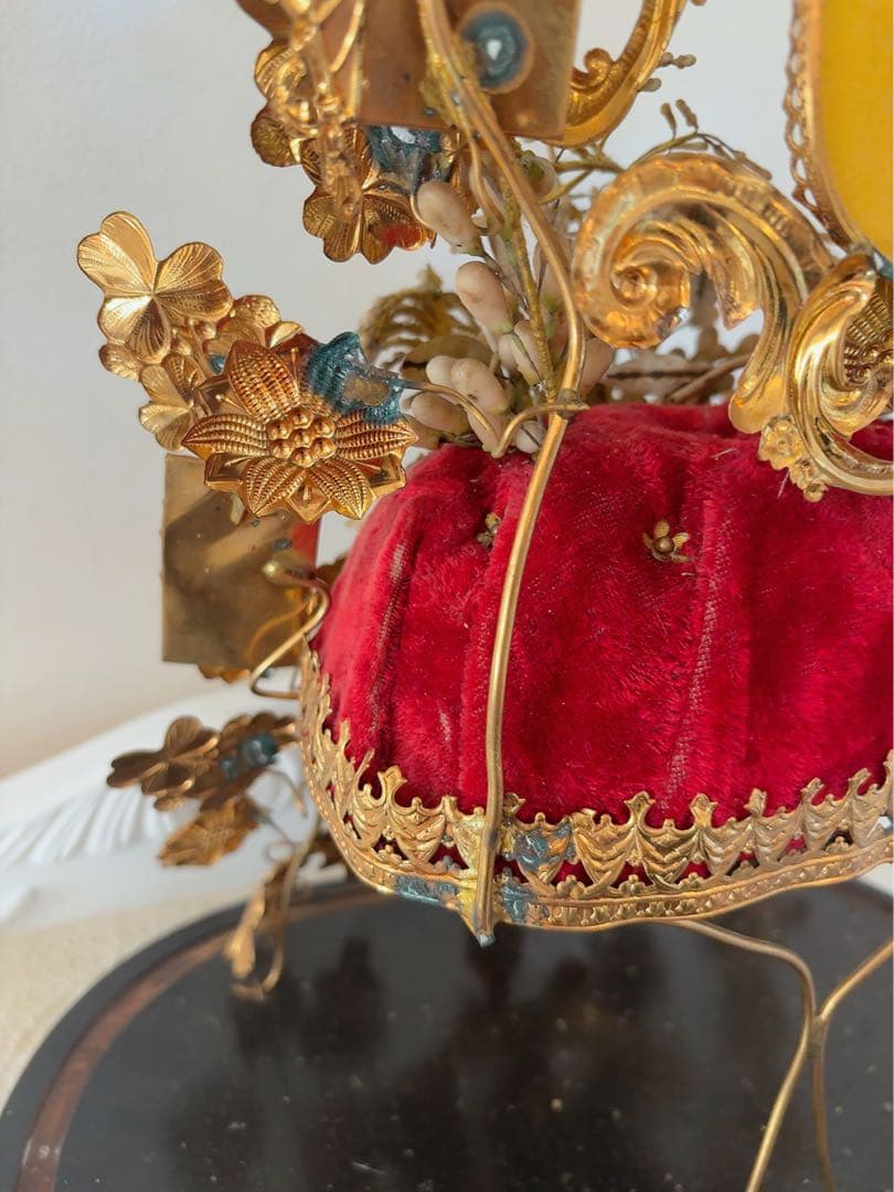 グローブドマリエ　ワックスフラワー　アンティークウエディングオブジェ