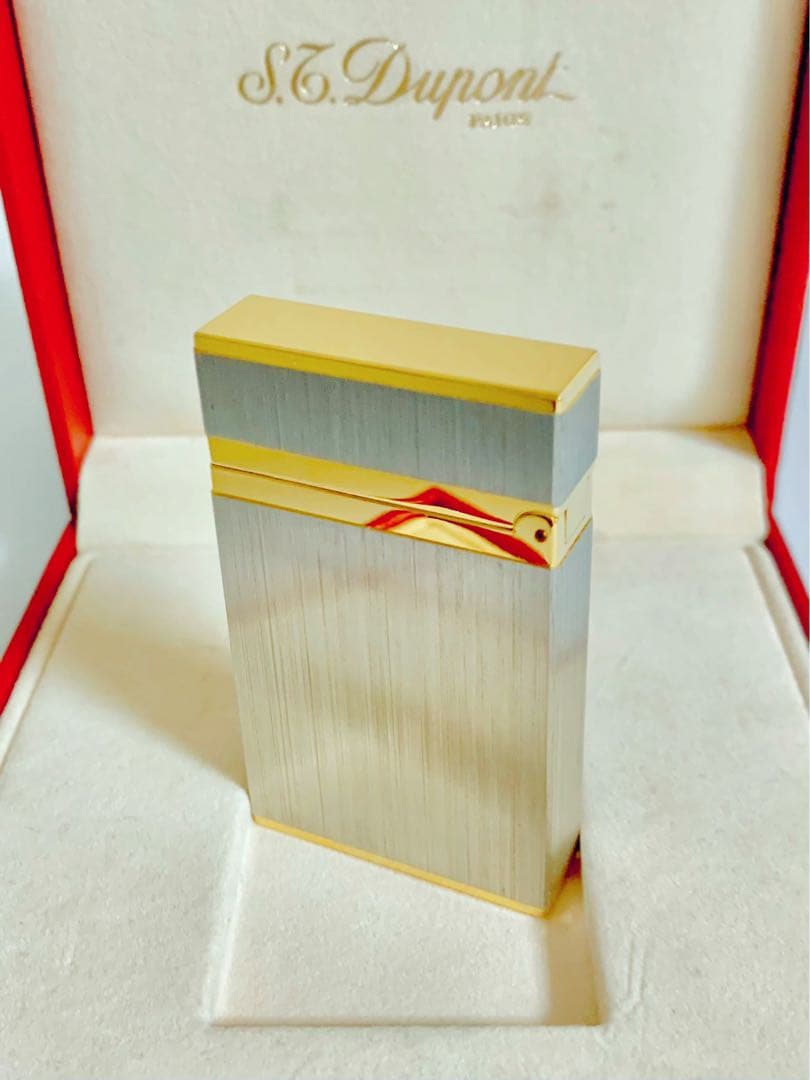 S.T.Dupont デュポン ガスライター ライン2 ヘアライン 16841