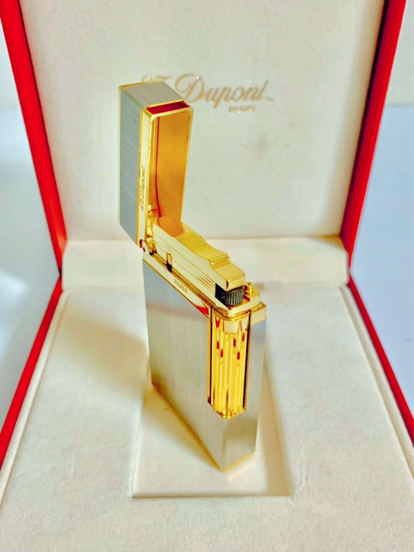 S.T.Dupont デュポン ガスライター ライン2 ヘアライン 16841