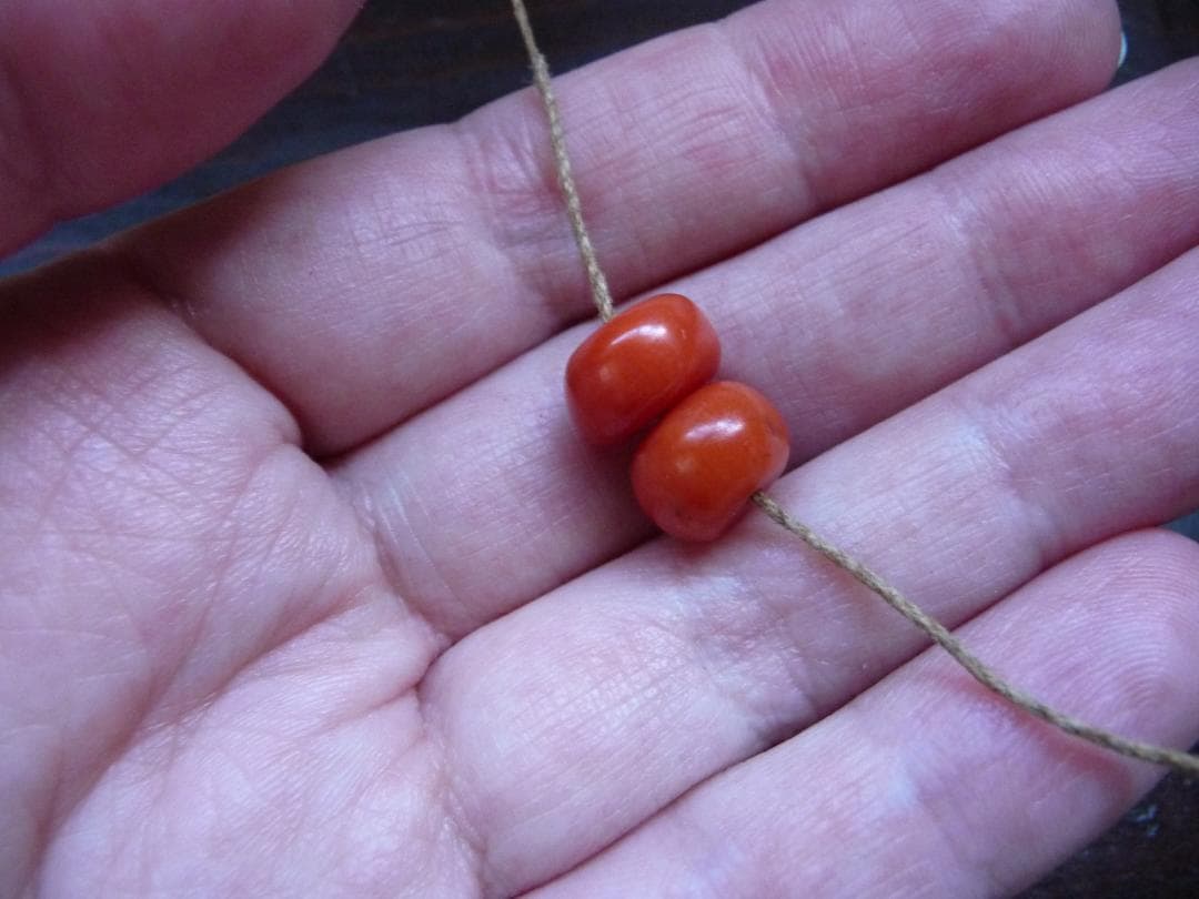 old Tibetan coral　※色味について必ず説明をご確認ください