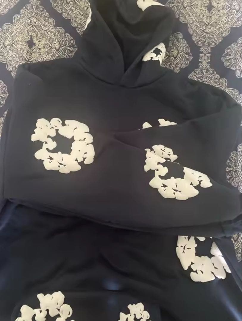 DENIM TEARS フラワープリント スウェットセット S