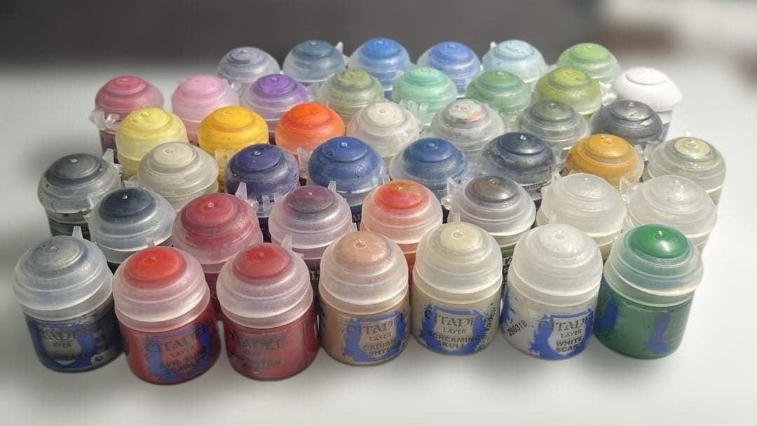 シタデルカラー　レイヤー、ベース、ドライ　42個