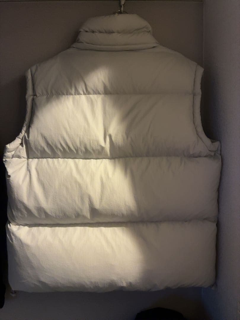 【ナナコ様】DIESEL フード付き ホワイト ダウンベスト ディーゼル 希少