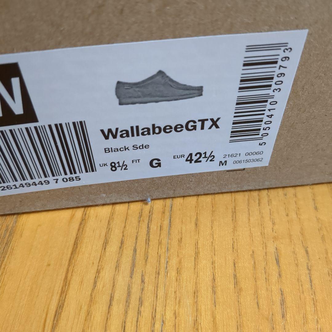 Clarks ブラック ワラビー wallabee gtx