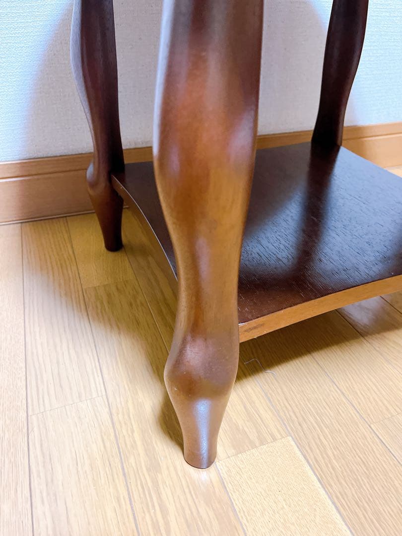 MARUNI マルニ　テーブル　木製　猫脚　サイドテーブル