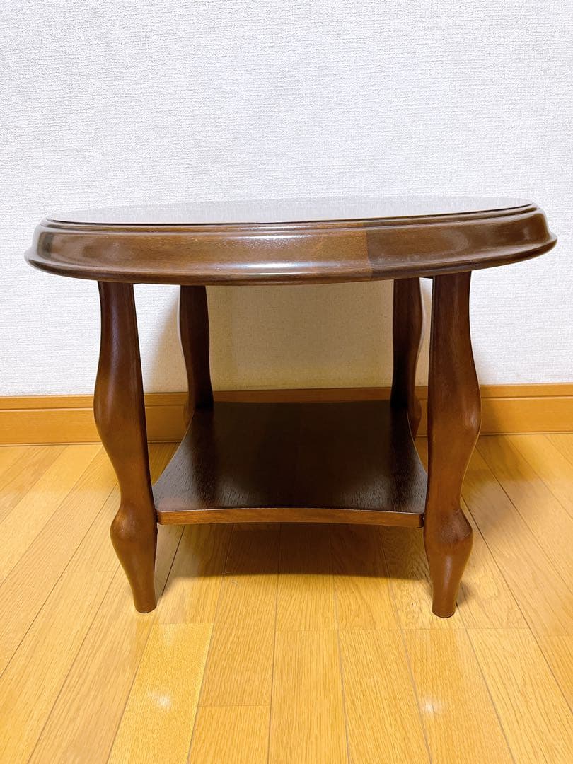 MARUNI マルニ　テーブル　木製　猫脚　サイドテーブル