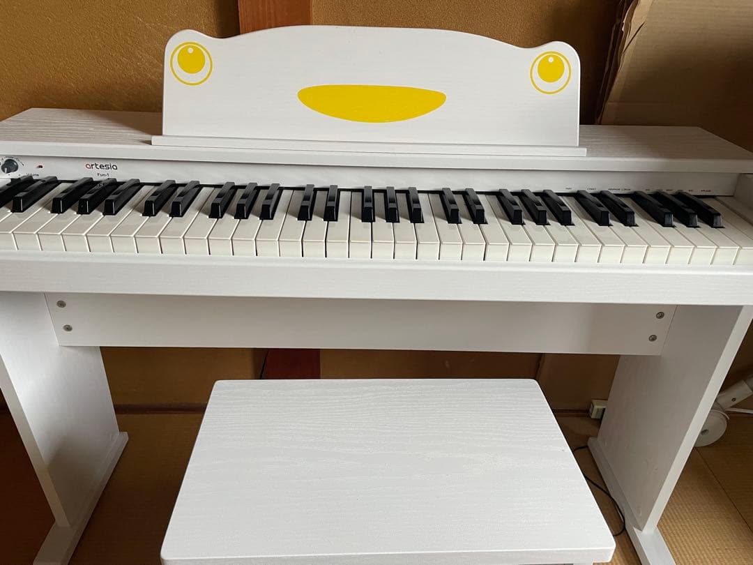 アルテシア FUN-1 ホワイト 電子ピアノ ミニピアノ　アップライト