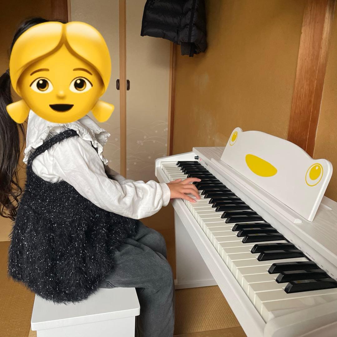 アルテシア FUN-1 ホワイト 電子ピアノ ミニピアノ　アップライト