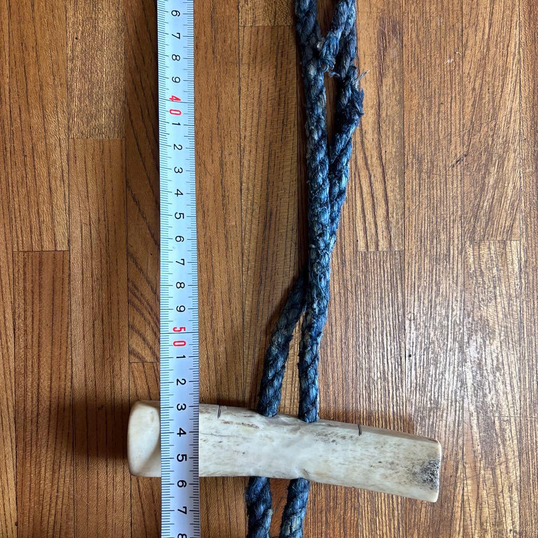 アイヌ 首飾り 鹿角 シトキ タマサイ 民族 民藝 ビンテージ 郷土