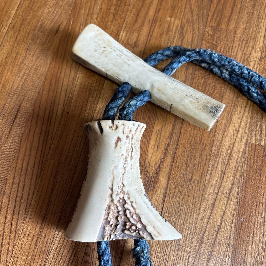 アイヌ 首飾り 鹿角 シトキ タマサイ 民族 民藝 ビンテージ 郷土