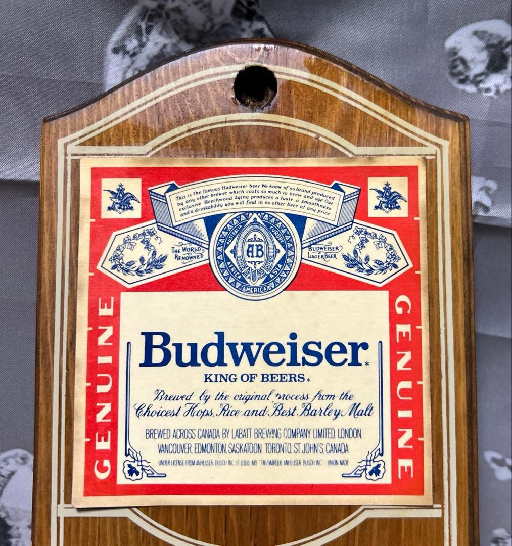 ビンテージ品 バドワイザー（Budweiser）壁掛け式栓抜 希少