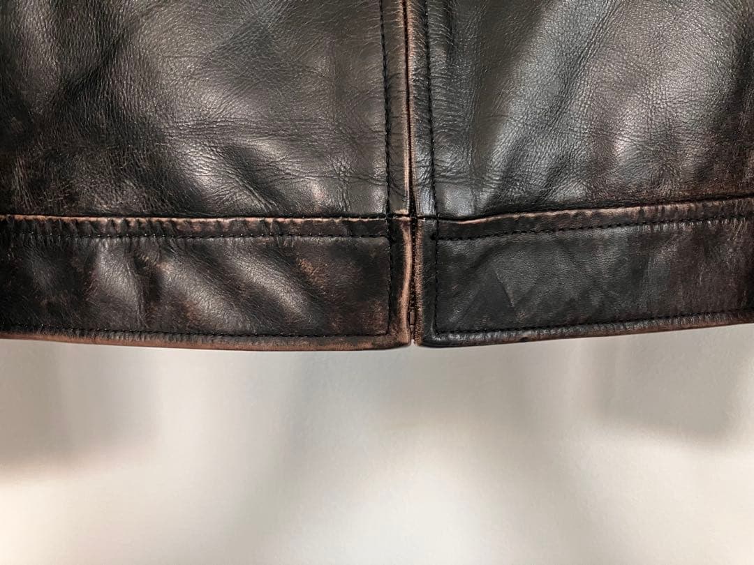 OLD GAP 牛革レザージャケット ボア