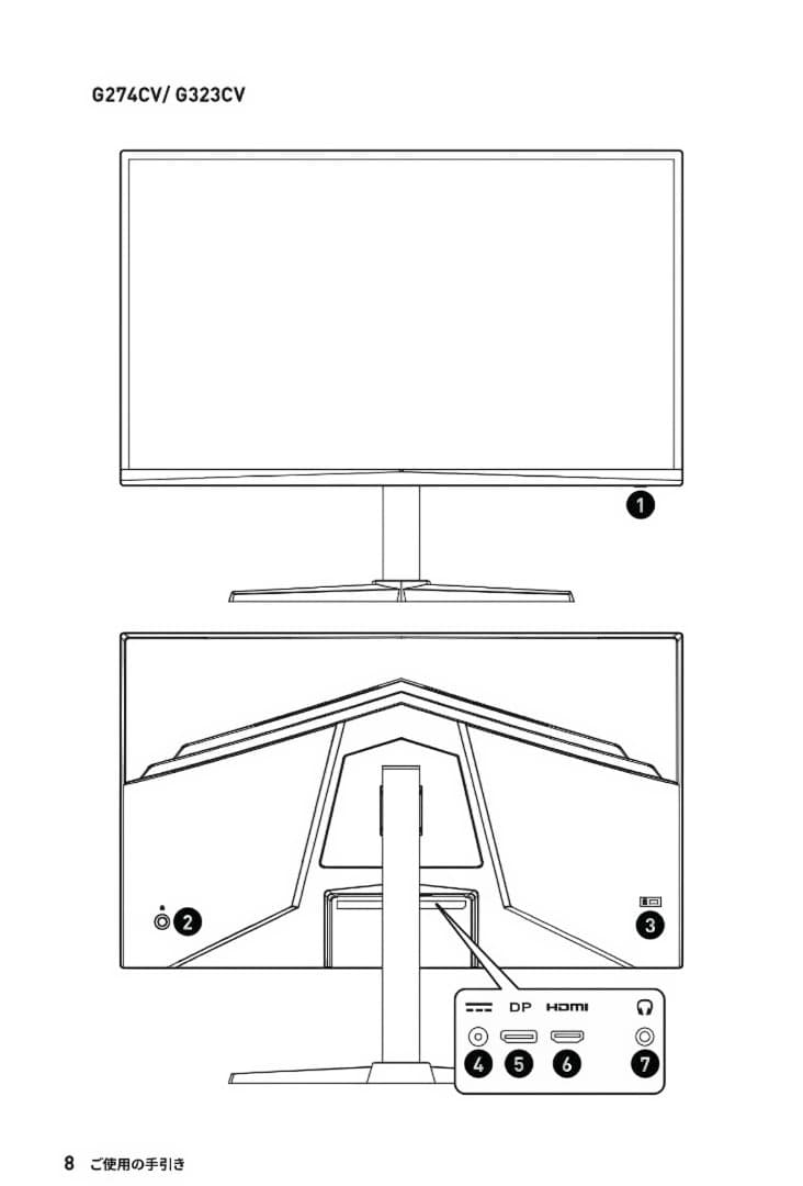 MSI CURVED GAMING 32インチ モニター(G323CV)