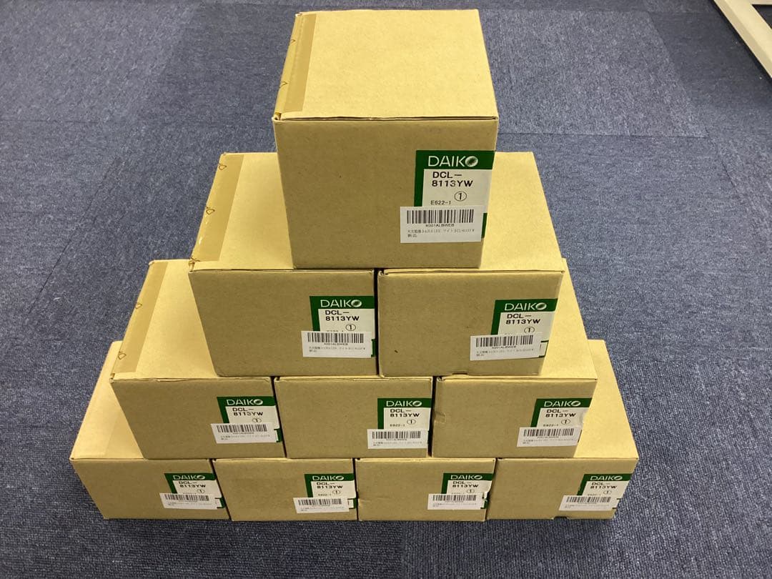 10個セット　大光電機 DAIKO LED小型シーリング DCL-8113YW
