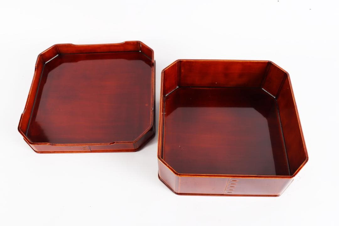 木曽漆器 大徳寺重 弁当箱 五個 共箱 茶道具 懐石道具