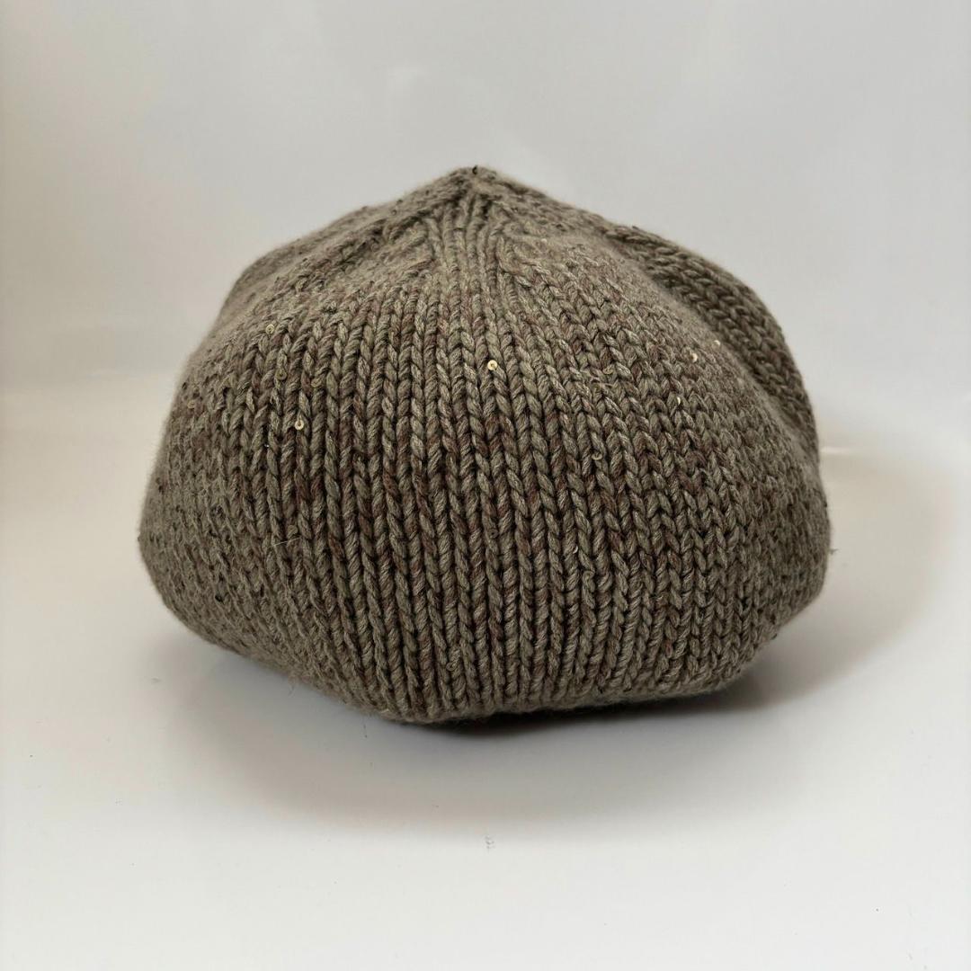 BRUNELLO CUCINELLI カシミヤ スパンコール・ラメ ニット帽