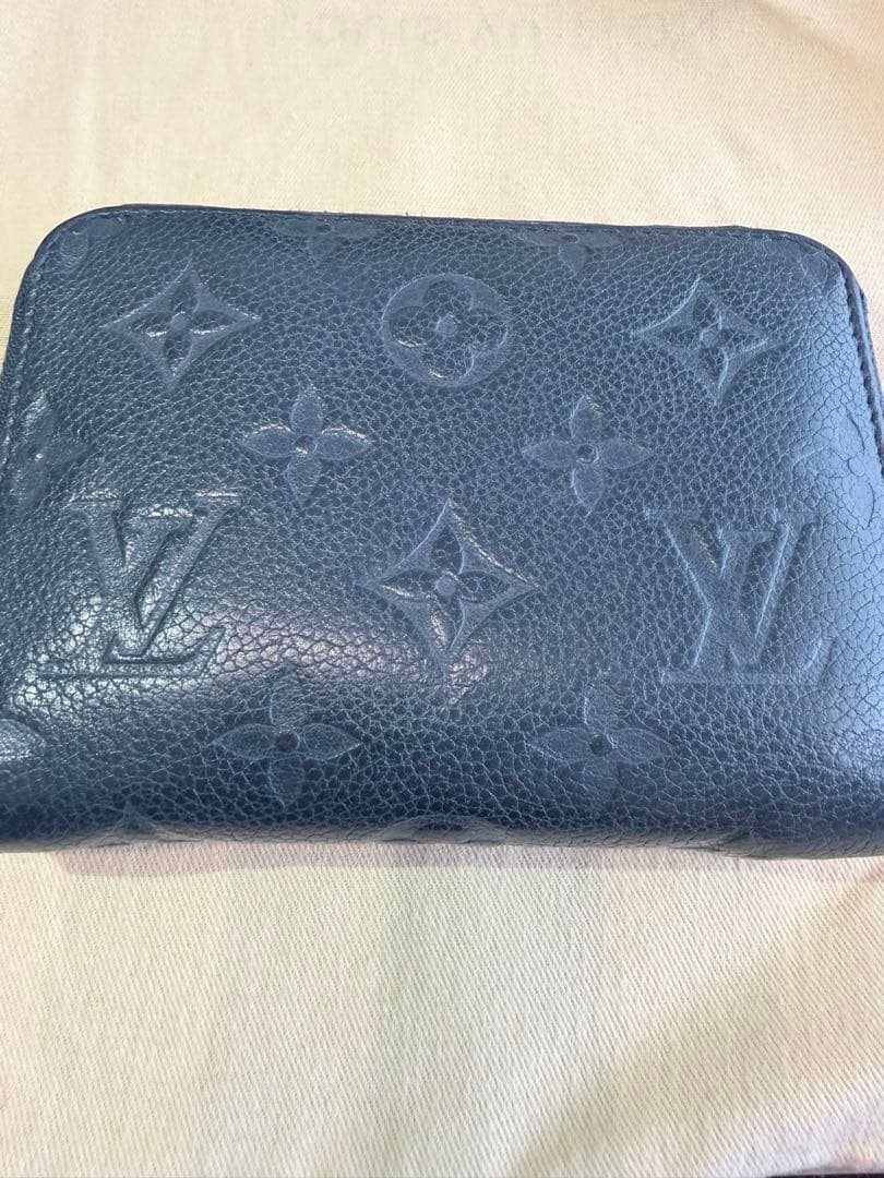 \"値下げ\"【箱保存袋付】ルイヴィトン アンプラント ポルトフォイユ スクレット