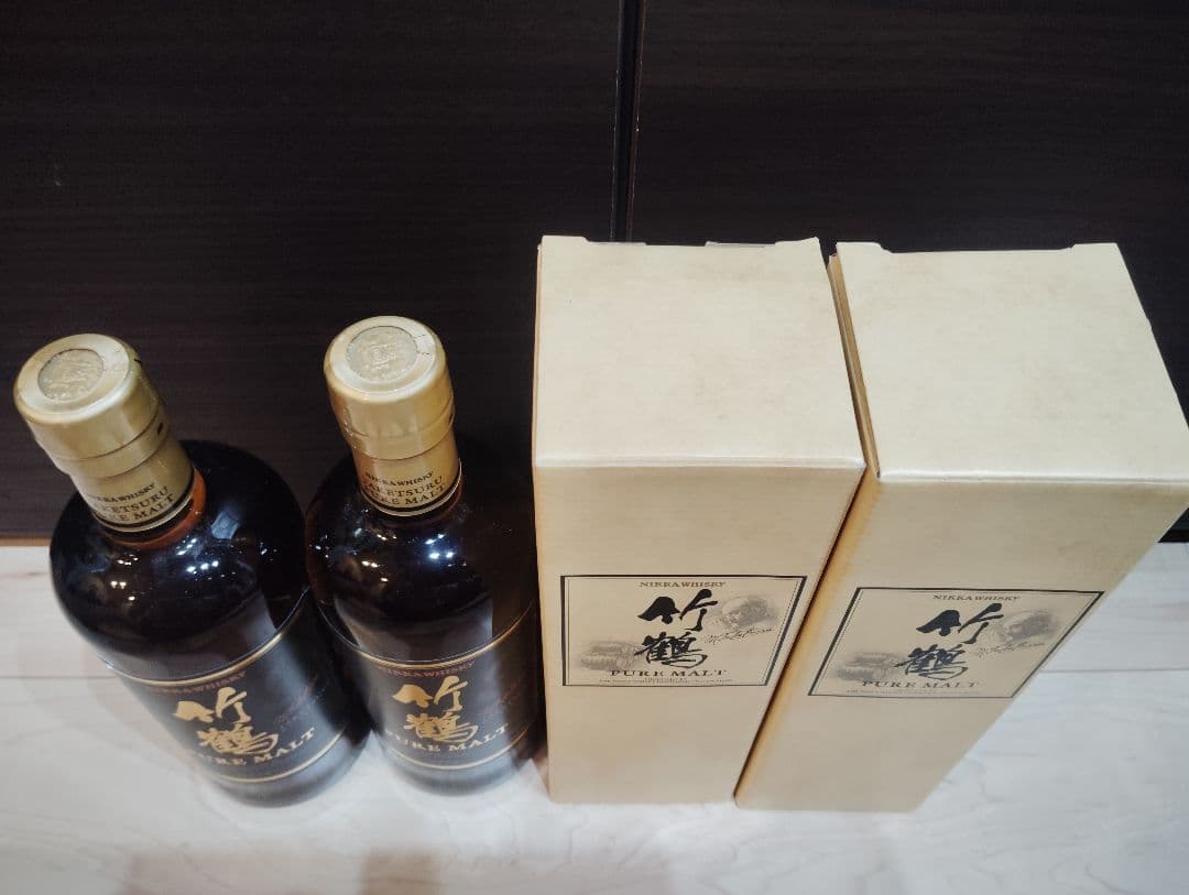 竹鶴（旧ボトル） ピュアモルトウイスキー 700ml 2本セット