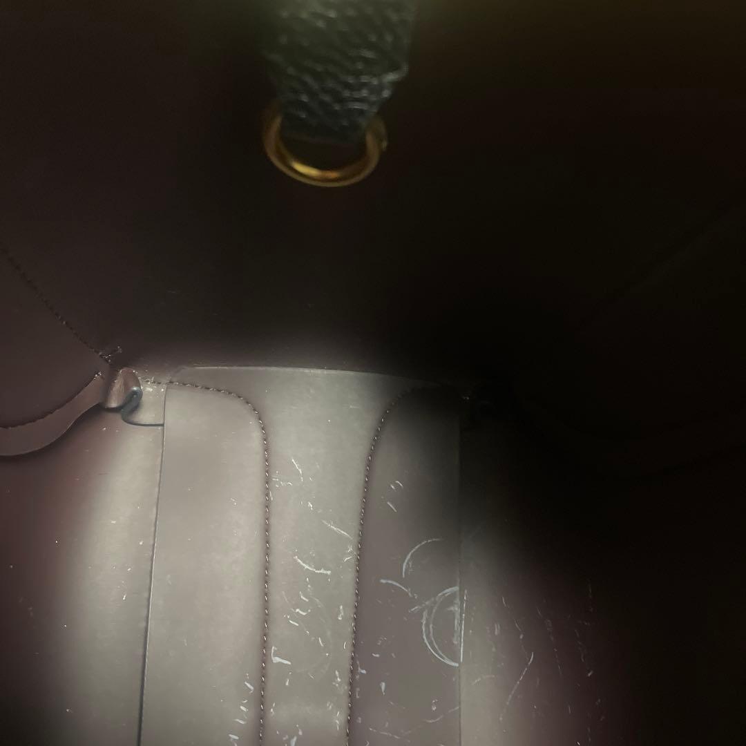 COACH 黒 レザートートバッグ