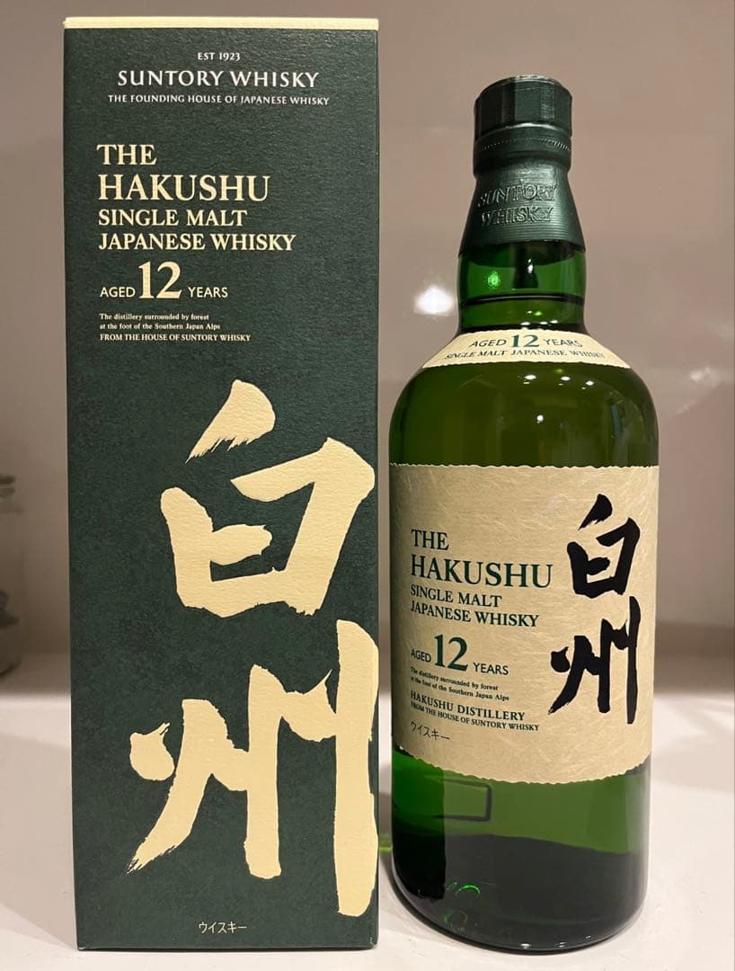 サントリーシングルモルトウイスキー白州12年700ml＋テイスティンググラス