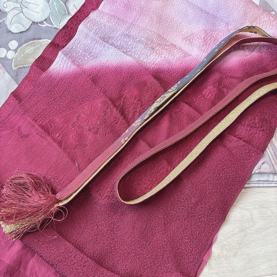 訪問着　フルセット　着物　辻ヶ花　スモールサイズ　Sサイズ　正絹　淡彩の華　G3