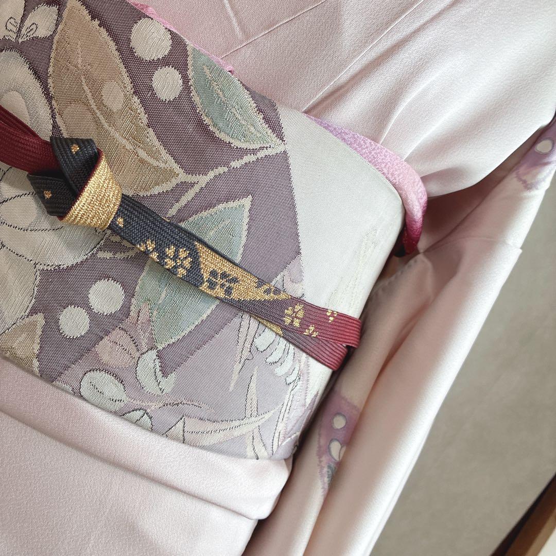 訪問着　フルセット　着物　辻ヶ花　スモールサイズ　Sサイズ　正絹　淡彩の華　G3