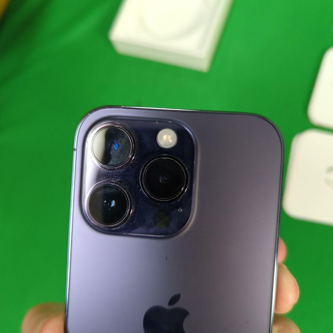 Apple iPhone 14 Pro ディープパープル 本体　傷汚れなし箱付き