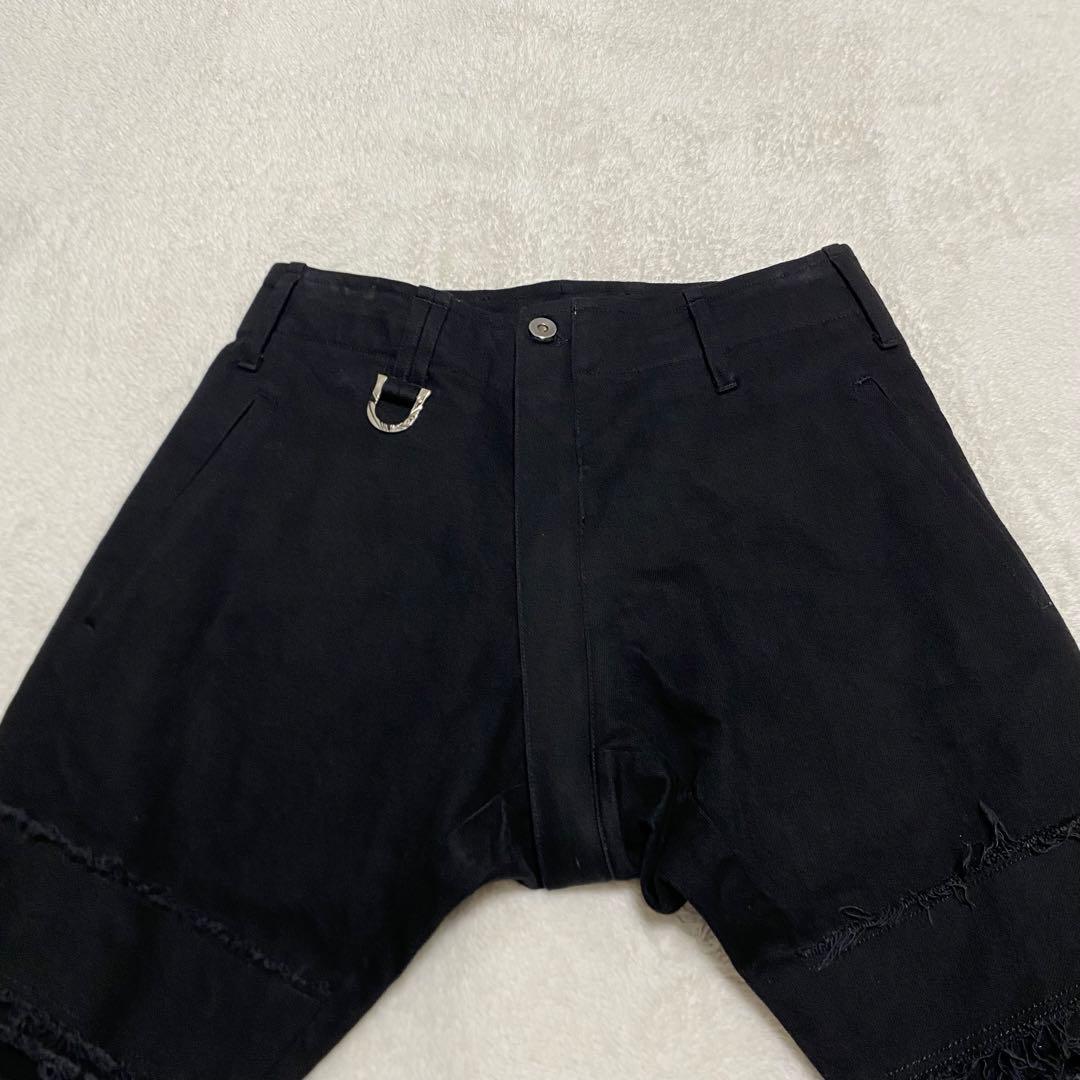 美品　Kiryuyrik キリュウキリュウ　ストレッチ　サルエルパンツ　デニム