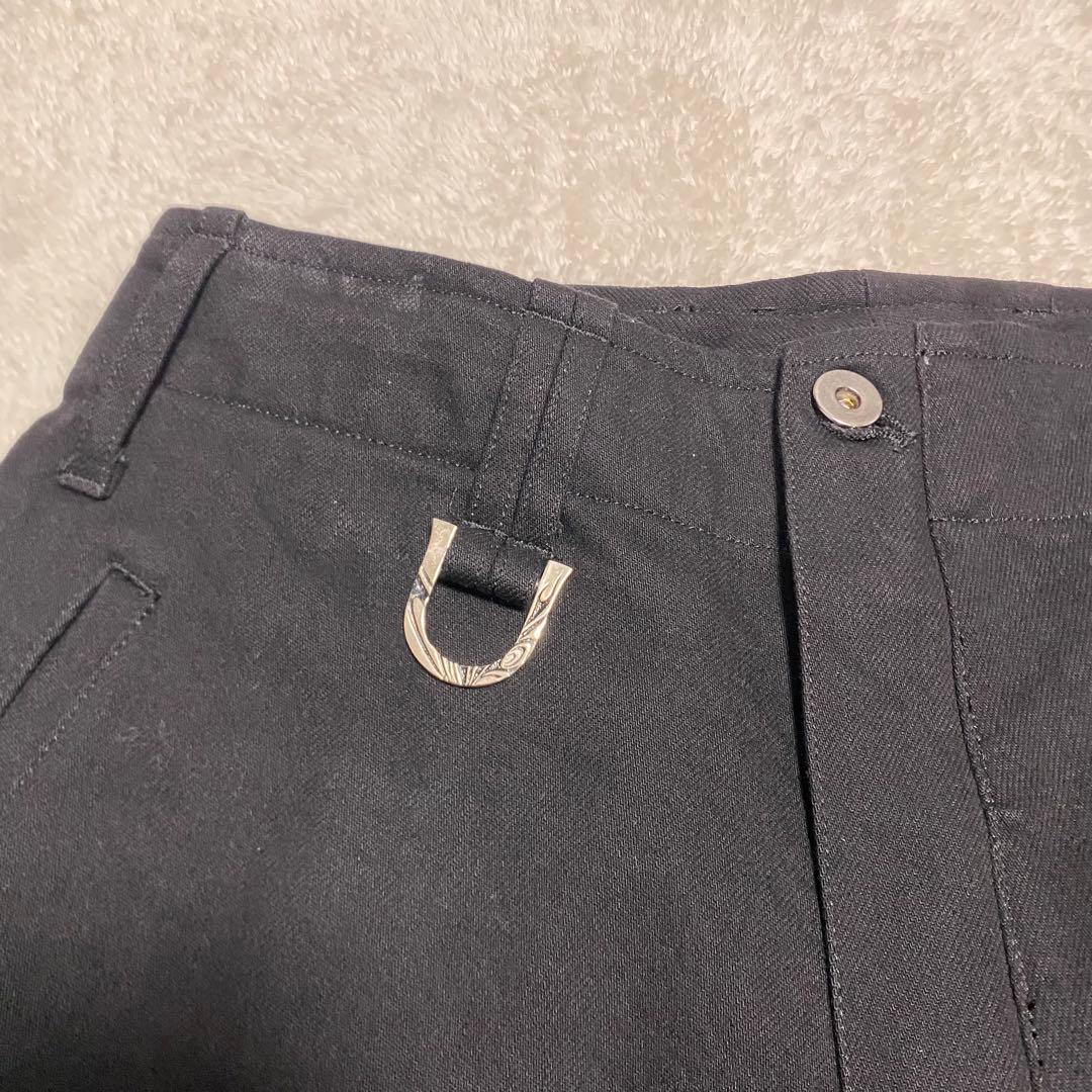 美品　Kiryuyrik キリュウキリュウ　ストレッチ　サルエルパンツ　デニム