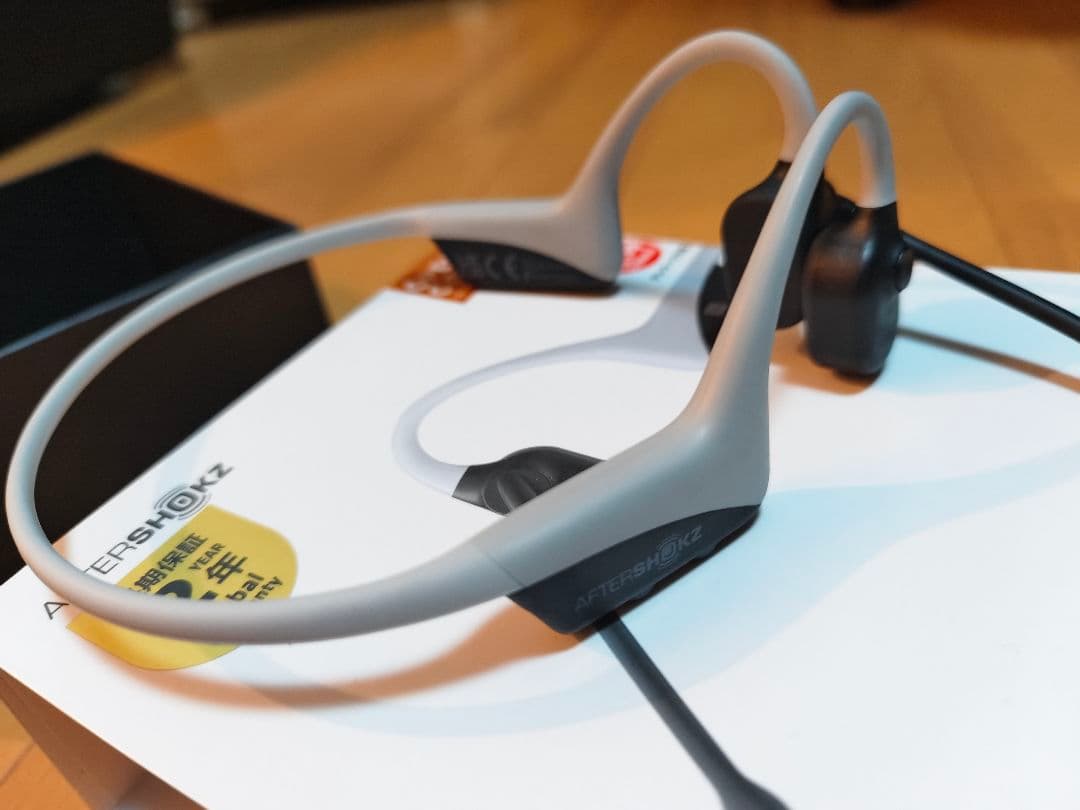 AfterShokz OpenComm オープンコム ライトグレー