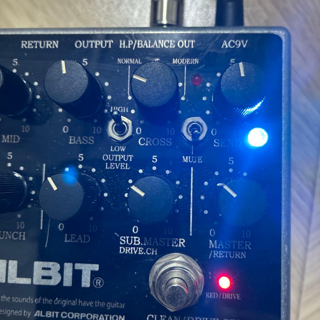 ALBIT A3GP MARKⅡ 真空管プリアンプペダル