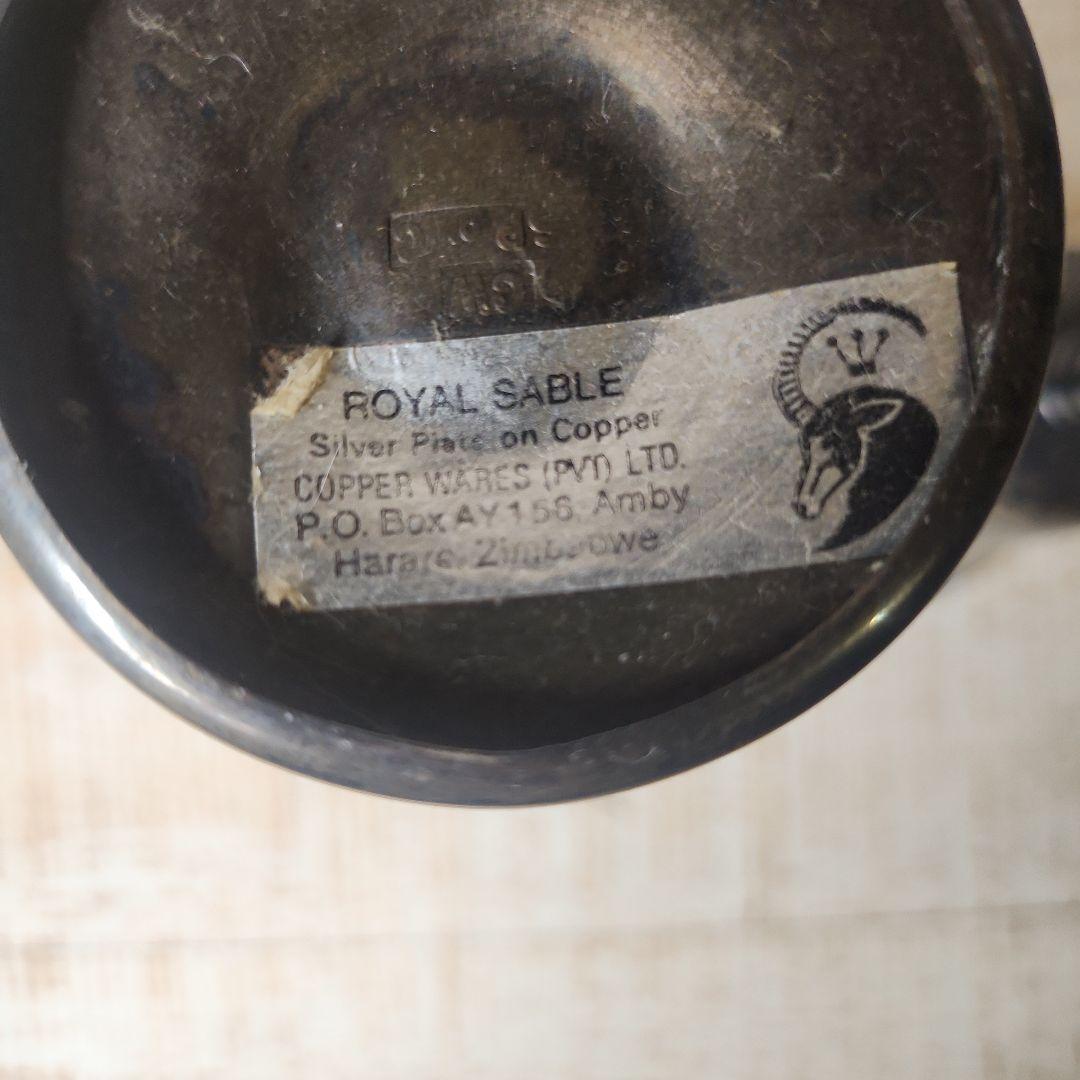  Blue Silver plate on copper 杯 2個