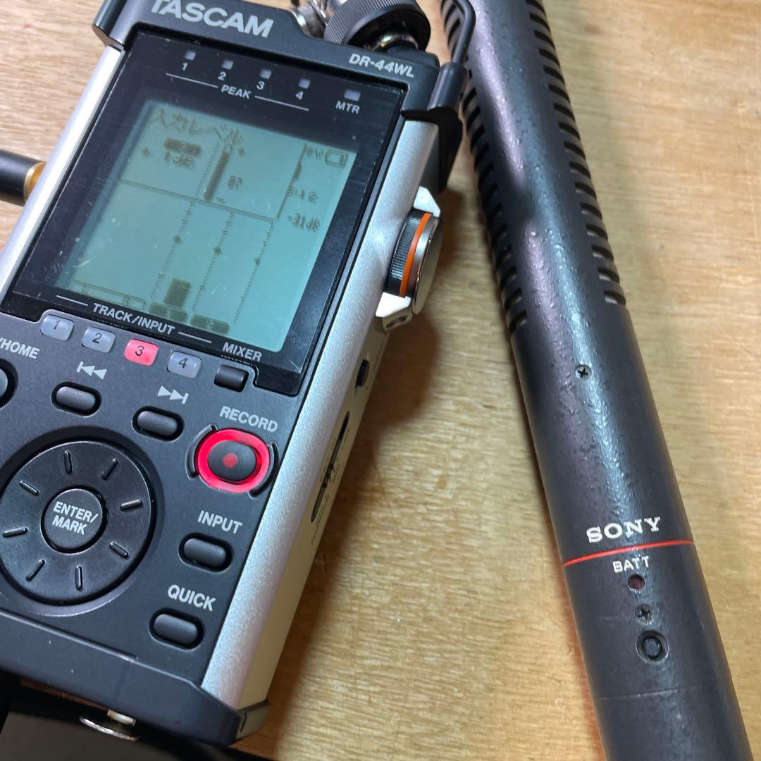 SONY コンデンサーマイク ガンマイク ECM-672 動作品 ソニー