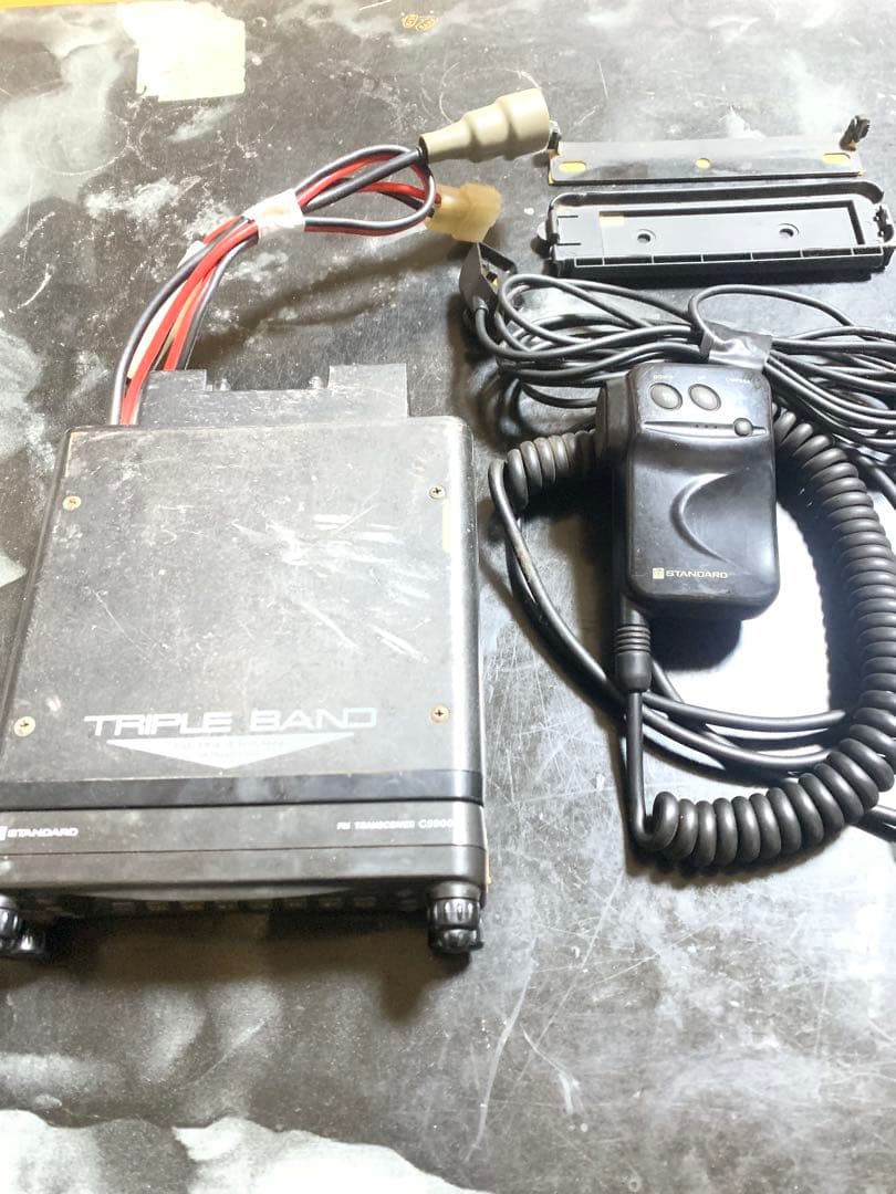 スタンダードC5900トリプルバンド無線機一式　ジャンク品