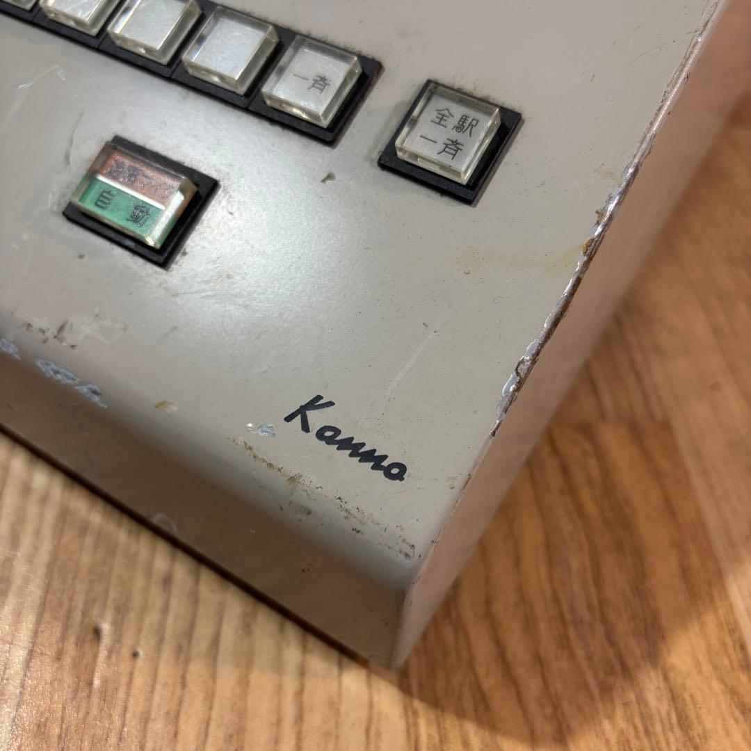 カンノ リモコン操作器 鉄道 電車 マイク パナソニック WM450 ジャンク