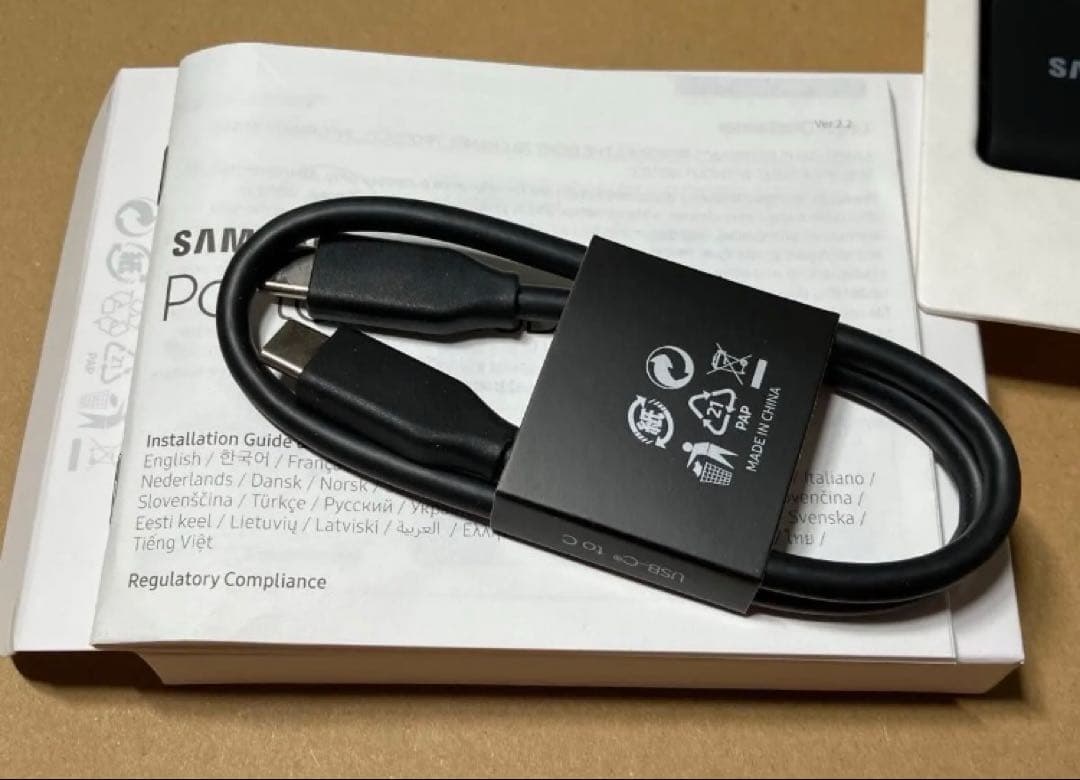 Samsung T5 EVO 8TB ポータブルSSD USB