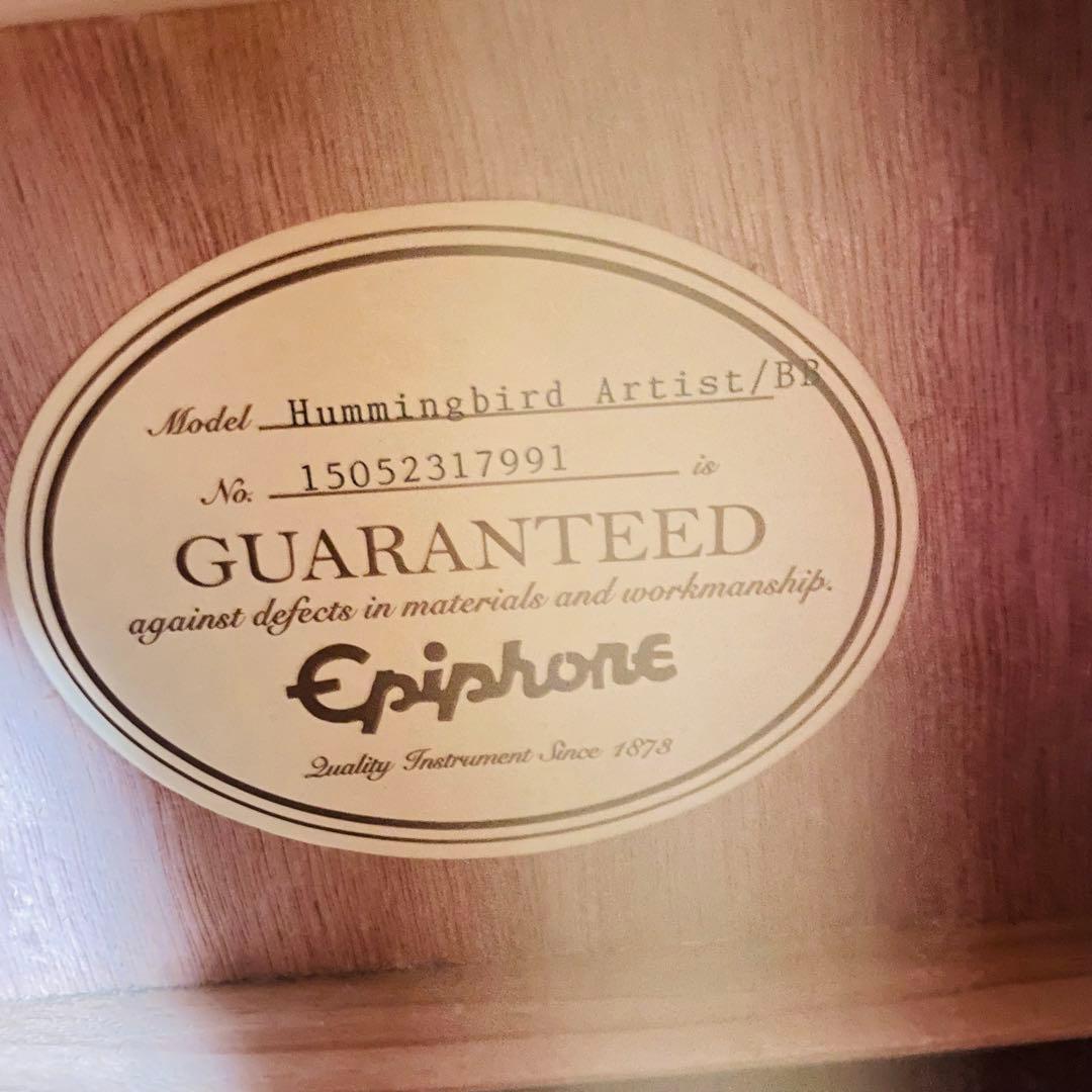 Epiphone Hummingbird artist 稀少カラー