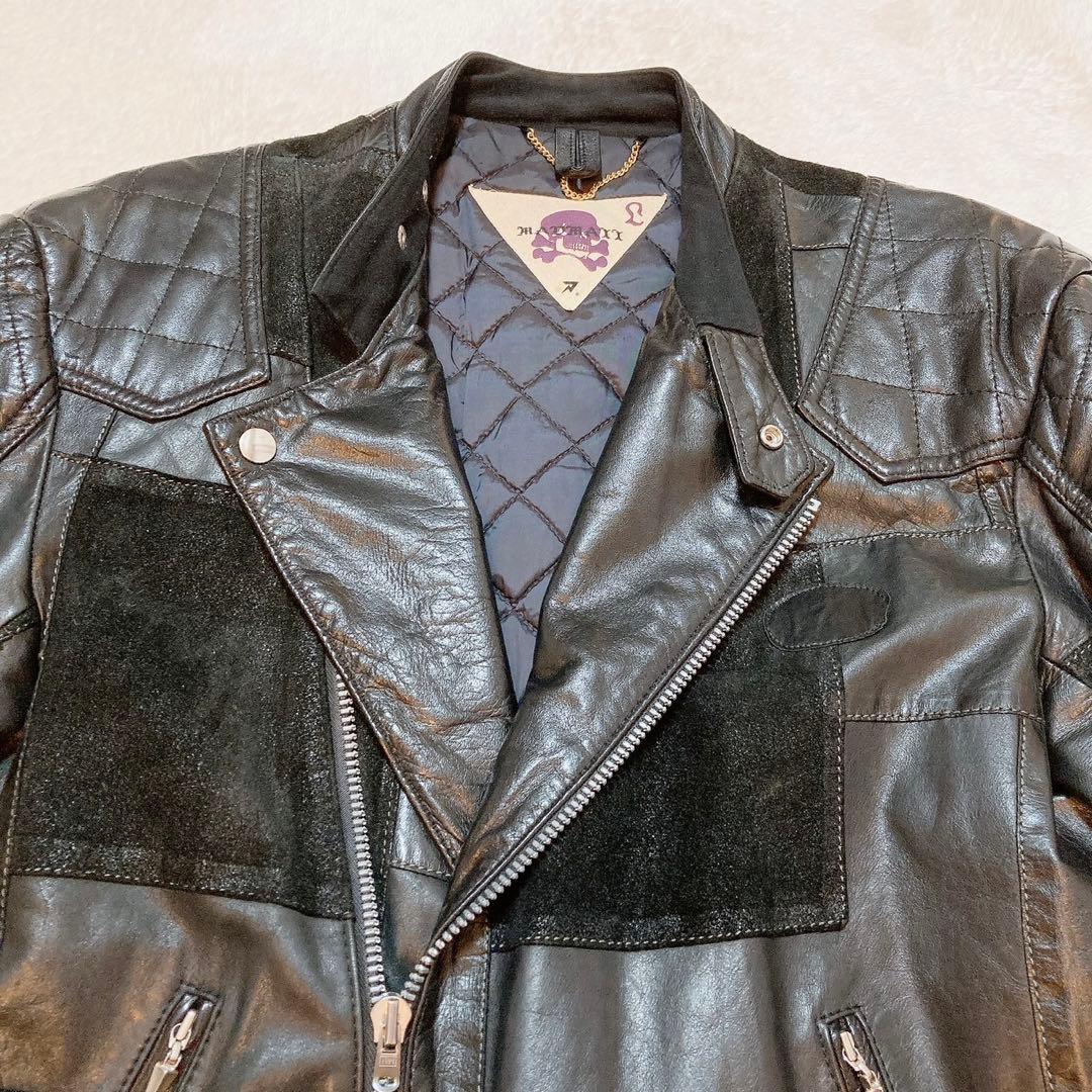 希少♪　ネクサスセブン　マッドマックス　レザージャケット　革ジャン　パッチワーク